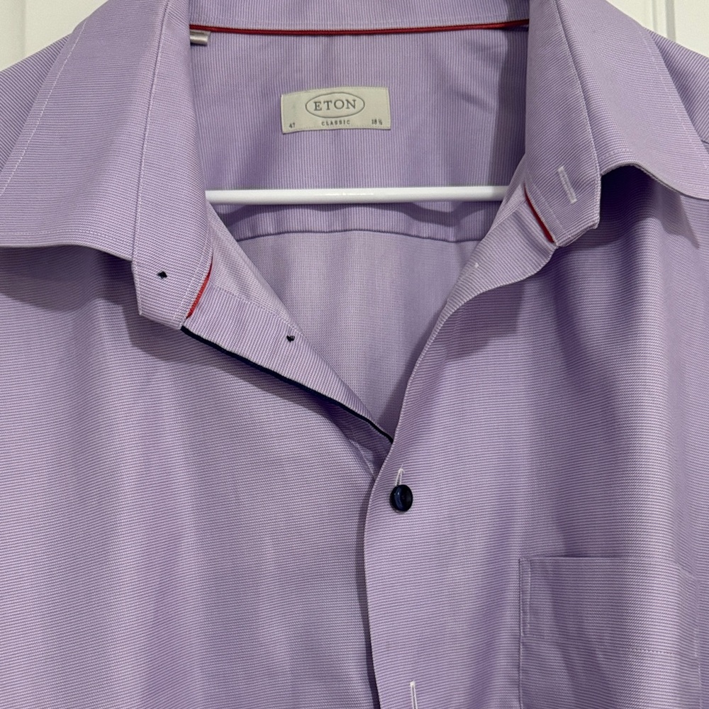Eton Men's Lavender Dress Shirt